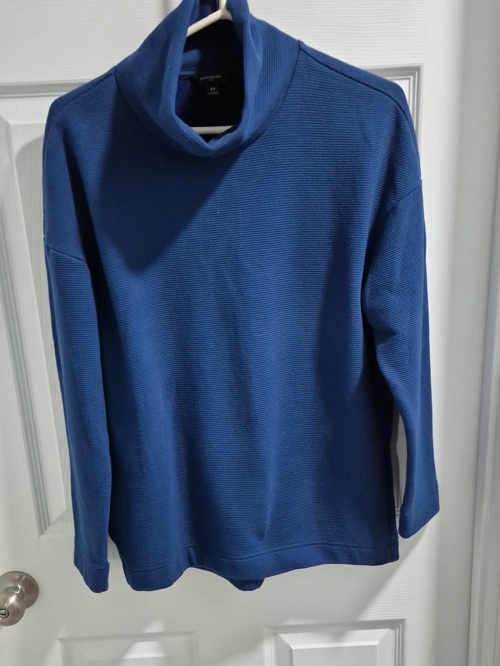 Banana Republic Deep Blue Turtleneck Sweater.